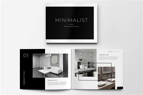 Interior Design Portfolio Layout Templates