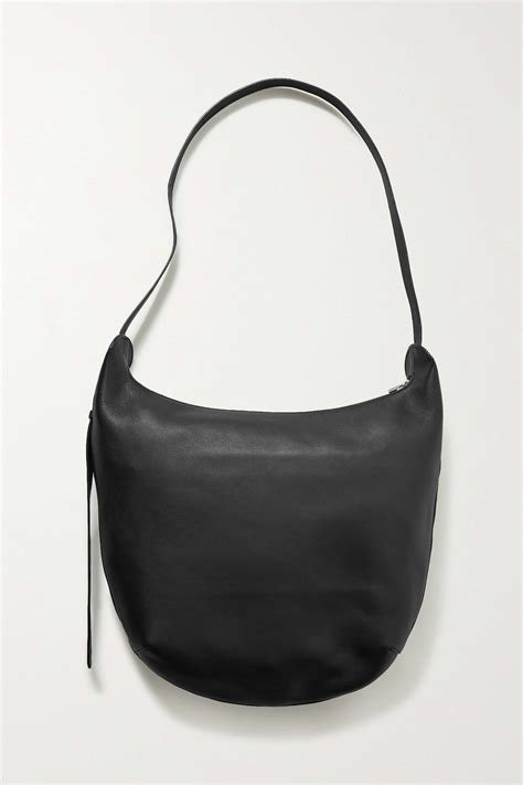 The Row Allie Leather Shoulder Bag Net A Porter