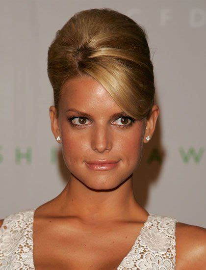 Jessica Simpson Classy Updo Hairstyles Prom Hairstyles For Short