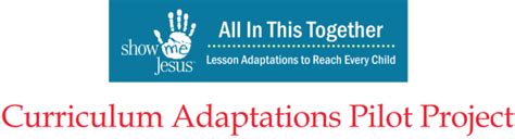 Lesson Adaptations Curriculum Adaptation Pilot Project