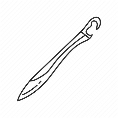 Greek sword, kopis, melee, one handed weapon, sword, weapon icon - Download on Iconfinder
