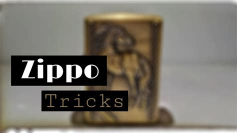 Zippo Lighter Trick Tutorial Youtube