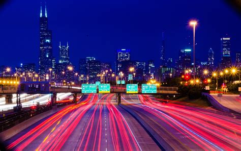 1600x1200 1600x1200 City Cityscape Long Exposure Road Highway