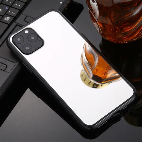 For Iphone 11 Pro Max Tpu Acrylic Luxury Plating Mirror Phone Case