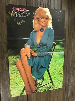 Vintage Magazine Clipping Centerfold Color Poster Sexy Loni Anderson Wkrp Ebay