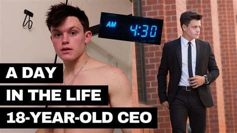 a day in the life of an 18 year old ceo youtube