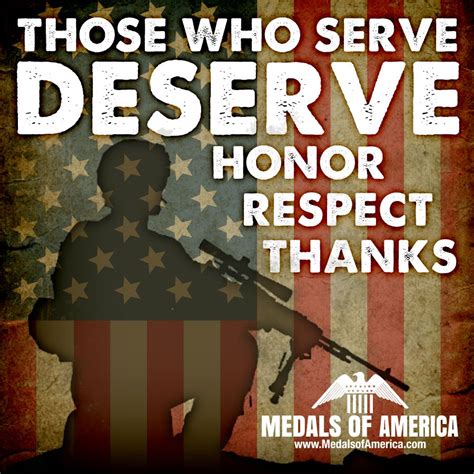 Those Who Serve Deserve Honor Respect And Thanks 🇺🇸 Veterans Day