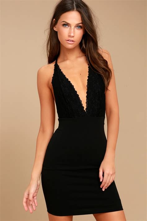 Sexy Black Dress Lace Dress Bodycon Dress Lbd