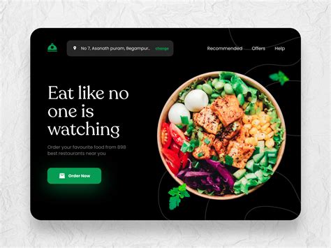 Online Food Order Web Design By Karthik Rajendiran On Dribbble