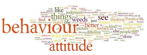 How Your Attitude Shows In Your Behaviour