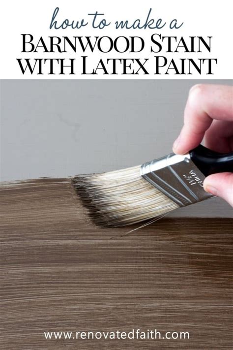 How To Apply Paint That Looks Like Stain 9 Shade Options Staining