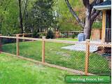 Pictures of Wood Fencing With Metal Posts
