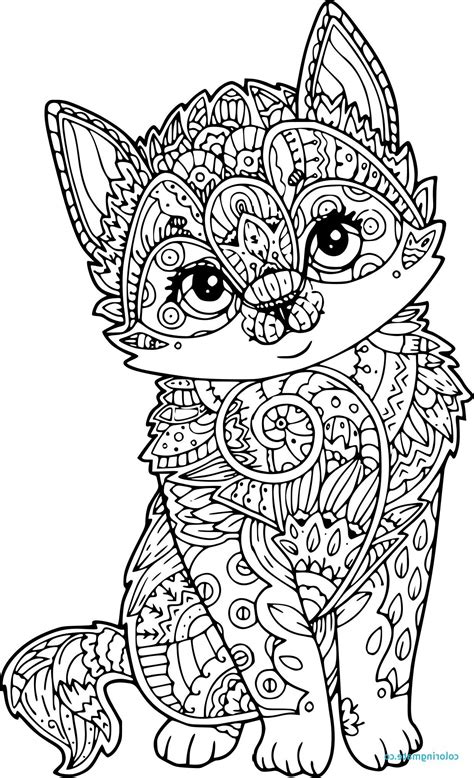 Coloriage clown triste en ligne gratuit a imprimer. Coloriage Difficile De Chat