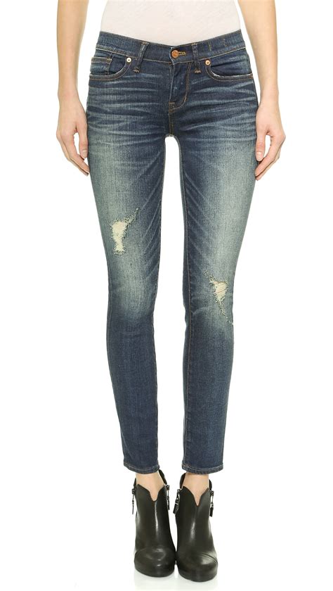 Lyst Madewell Skinny Jeans Belmont Wash In Blue