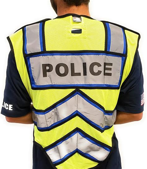 Fire Ninja Ultrabright Safety Police Vest Class 2 Reflective High