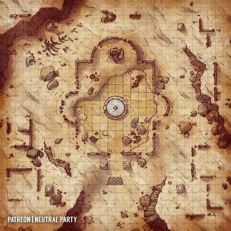 Desert Fountain Dndmaps Fantasy City Map D D Maps Desert Map