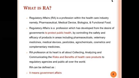 Importance Of Regulatory Affairs And Skills By Rajashri Ojha Youtube