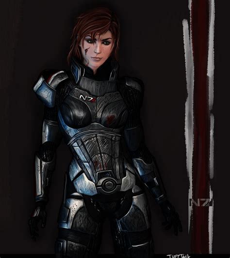 Commander Shepard By Tufttail On Deviantart Caracteres Armaduras The Crew