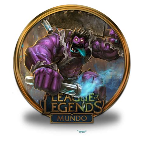 Mundo Icon League Of Legends Gold Border Iconset Fazie69