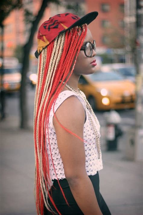 A wide variety of box braids hair options are available to you 20 Epic Blonde, Red & Burgundy Box Braids to Try ...