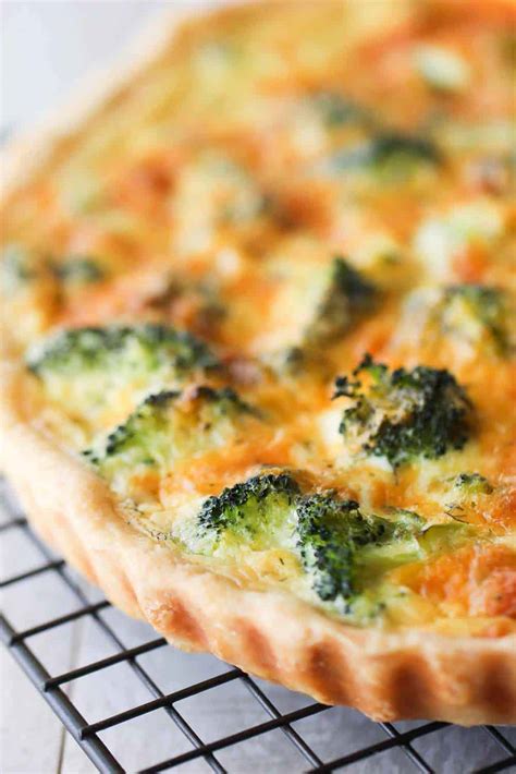 Broccoli And Cheddar Quiche With Video How To Feed A Loon