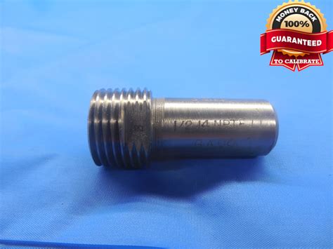 12 14 Nptf L1 Pipe Thread Plug Gage 5 12 14 Quality Inspection Tool