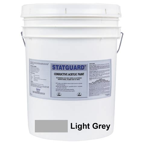 Statguard Flooring 46051 Conductive Light Grey Acrylic Paint 5 Gal