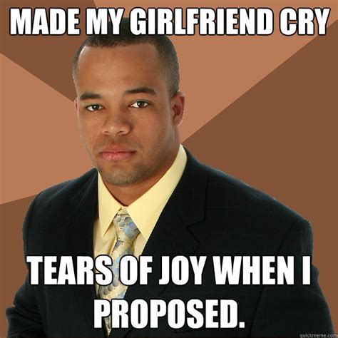 Made My Girlfriend Cry Tears Of Joy When I Proposed Successful Black