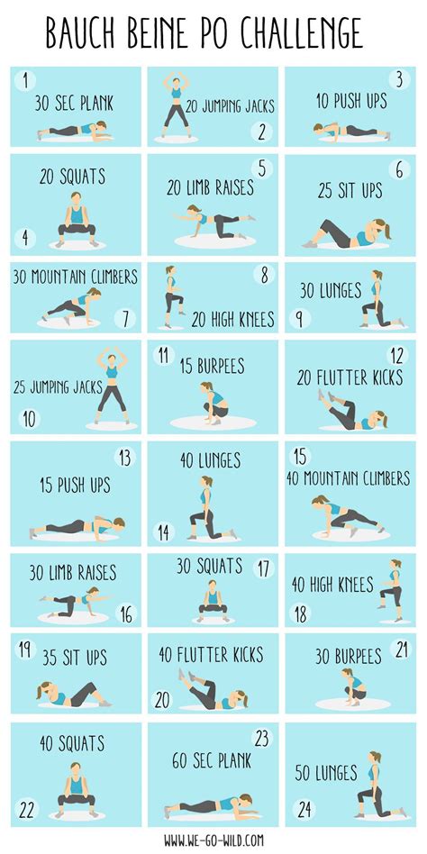 Der Ultimative Fitness Adventskalender 24 Tage Mini Workouts