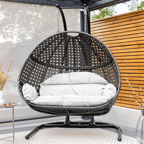 Buy Harrier Hanging Egg Chair Swing 2 Sizes Indoor Outdoor Patio