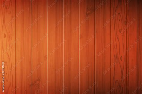 Orange Wood Texture Background Wood Surface Vector Illustration Stock