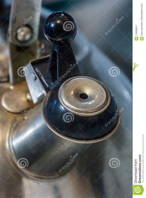 Metal Tea Pot Spout Stock Image Image Of Pour Preparation 116386811