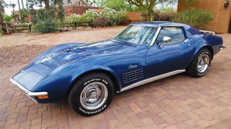 Targa Blue 1973 Chevrolet Corvette