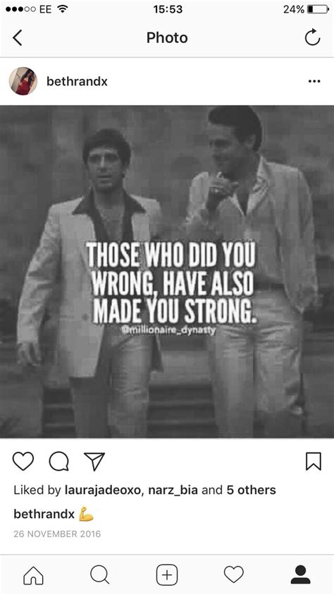 Two Men Standing Next To Each Other With The Caption That Reads Those Who Did You Wrong Have