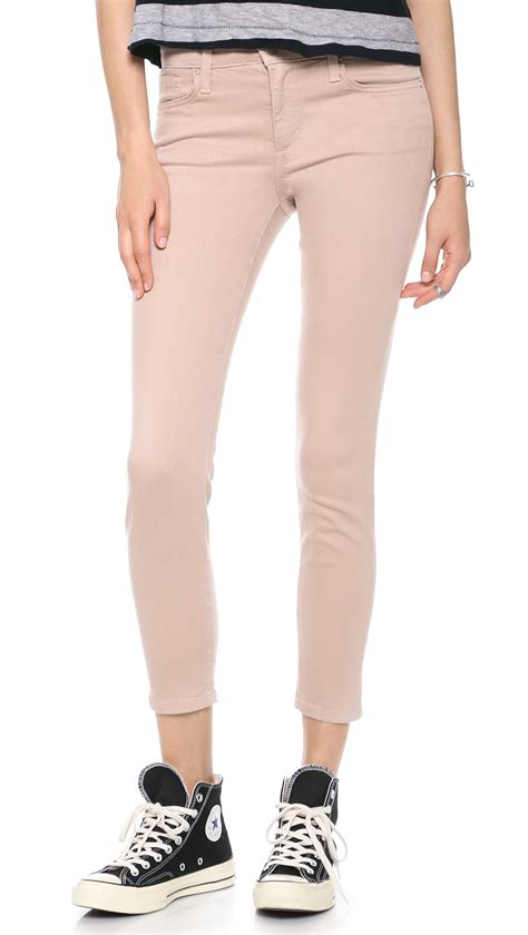 Joes Jeans Highwater Skinny Jeans Nude In Natural Lyst