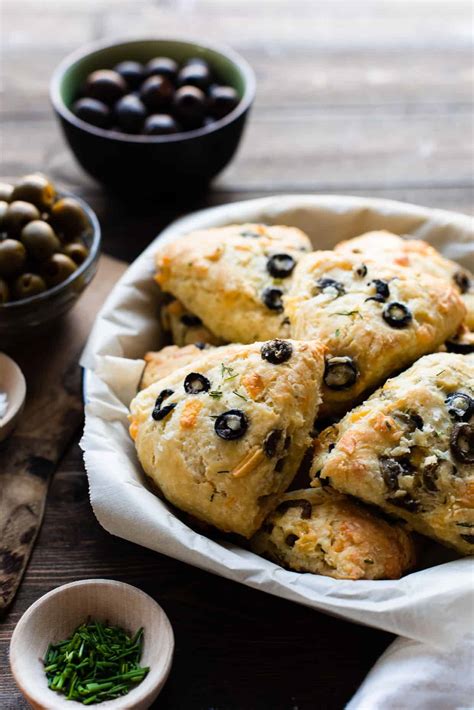 Savory Olive Cheese Scones Kitchen Confidante