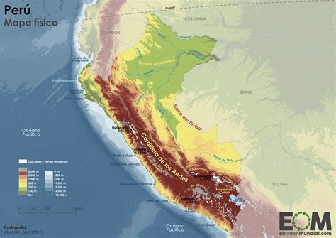El Mapa Físico De Perú Mapas De El Orden Mundial Eom News Voice