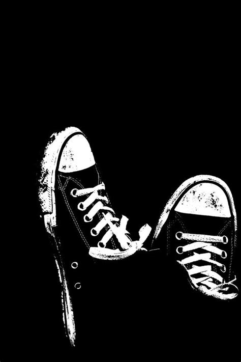 Enjoy free shipping, returns & complimentary gift wrapping. Converse Shoes iPhone Wallpaper HD | Wallpaper iphone hitam, Hitam, Wallpaper ponsel hitam