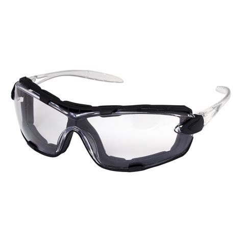 uci riga lightweight safety glasses with clear lens protexmart