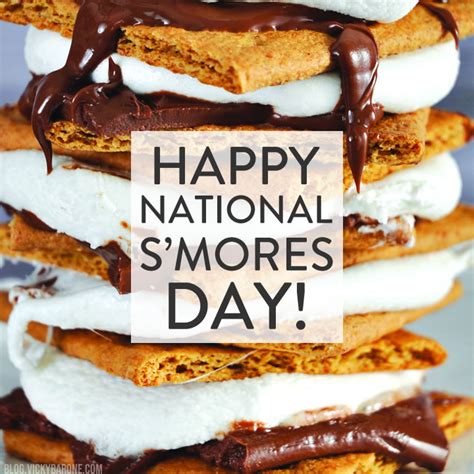 Happy National Smores Day Vicky Barone