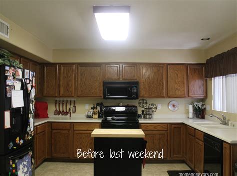 You can highlight features of your kitchen like cabinets or artwork by leading. Mini Kitchen Remodel - New lighting makes a WORLD of ...