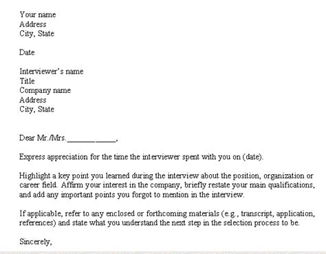 See a sample interview thank you email you can copy and use. collection: Appreciation Letter After Interview