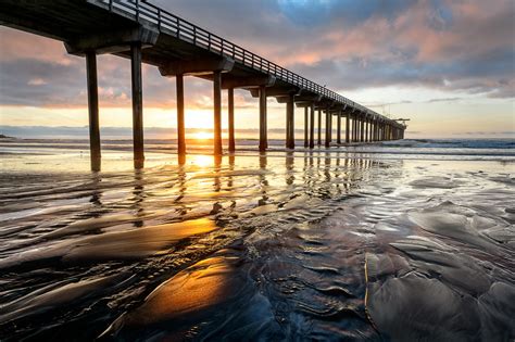 Sunset At Scripps Pier — Hudson Henry Photography Workshops Training