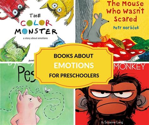 25 Books About Emotions For Preschool With Printable Book List