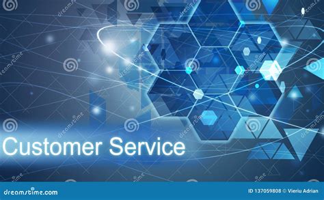 Customer Service Business Background Stock Illustration Illustration