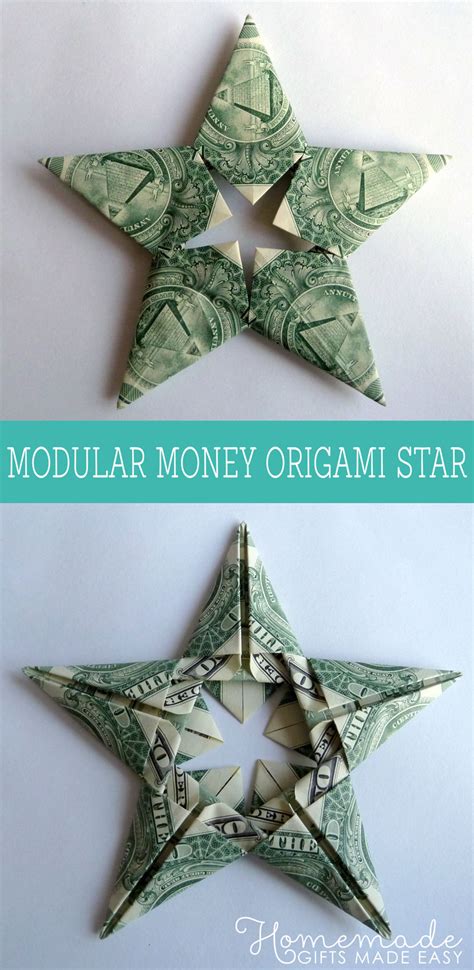 How To Make A Origami Christmas Star With Money To Make A Small T