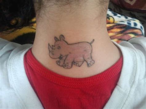 Baby Rhino Tattoo Rhino Tattoo Tattoos Baby Rhino