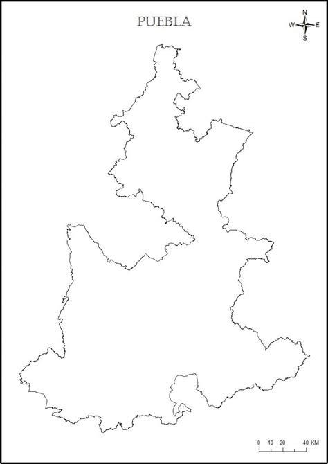 Mapa De Puebla Con Municipios Estado De Puebla México Mapastop