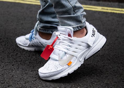 Off White X Nike Air Presto Black And White On Foot