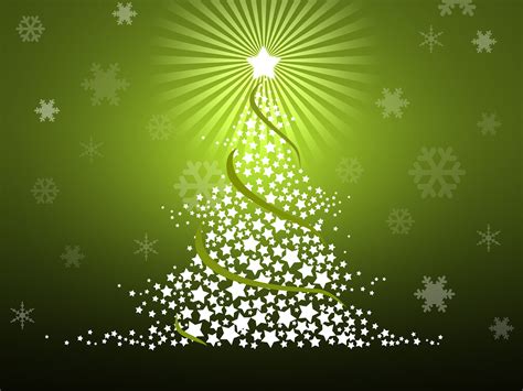 Vector Green Christmas Tree